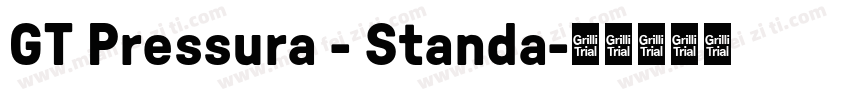 GT Pressura - Standa字体转换